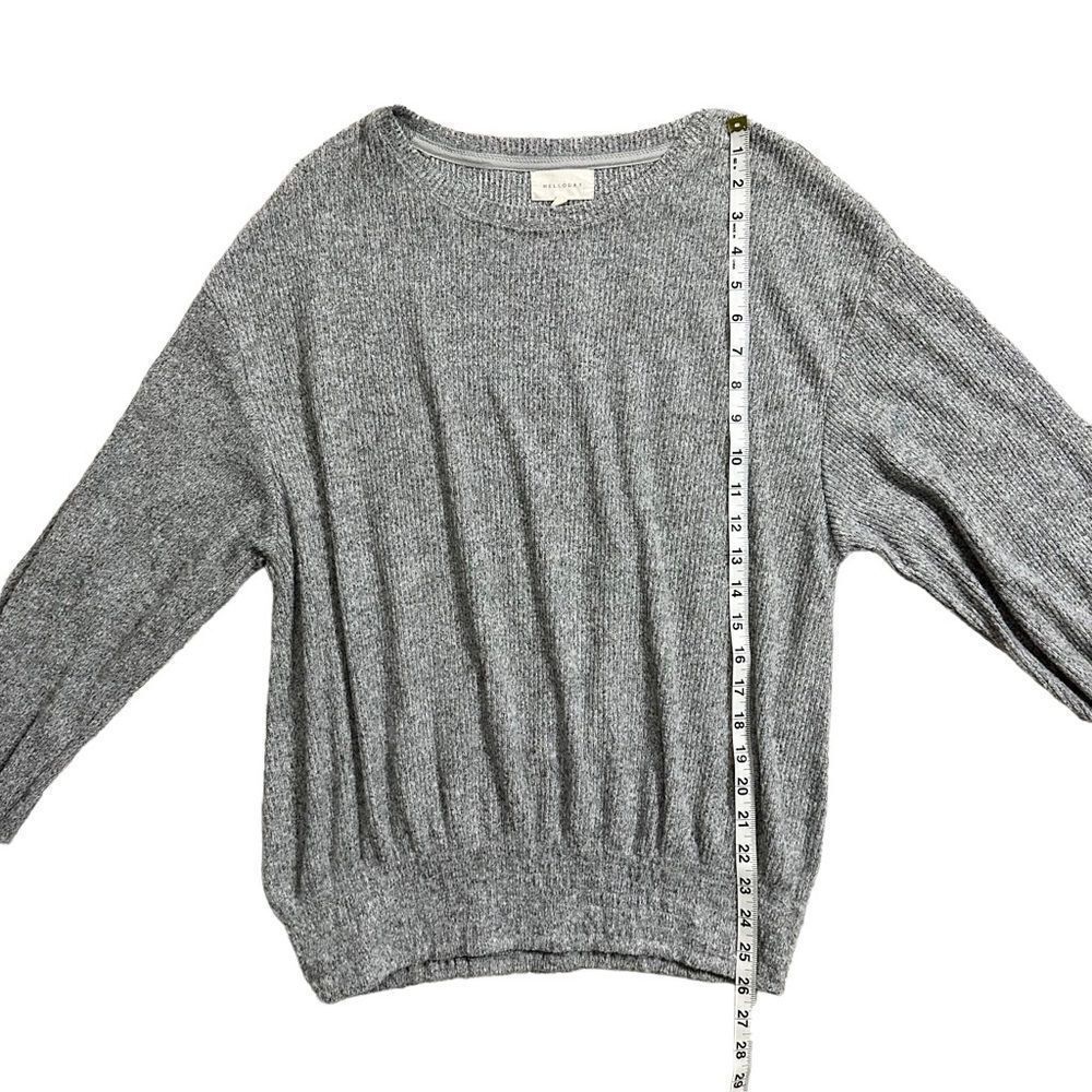 Anthropologie’s MELLODAY Relaxed Fit Casual Sweater Gray Size Large - Picture 8 of 10